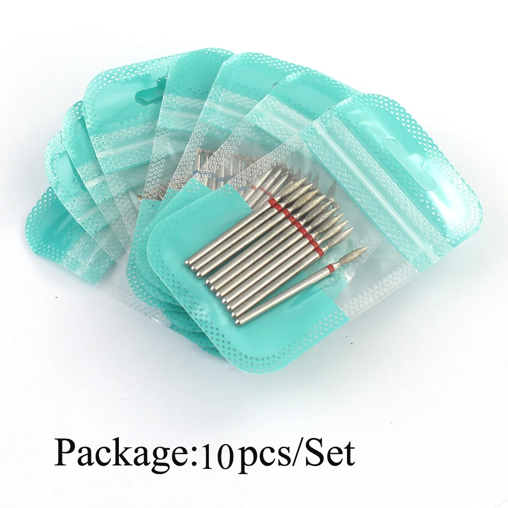 Набор фрез для маникюра и педикюра набор из 7/10 алмазных насадок электрические