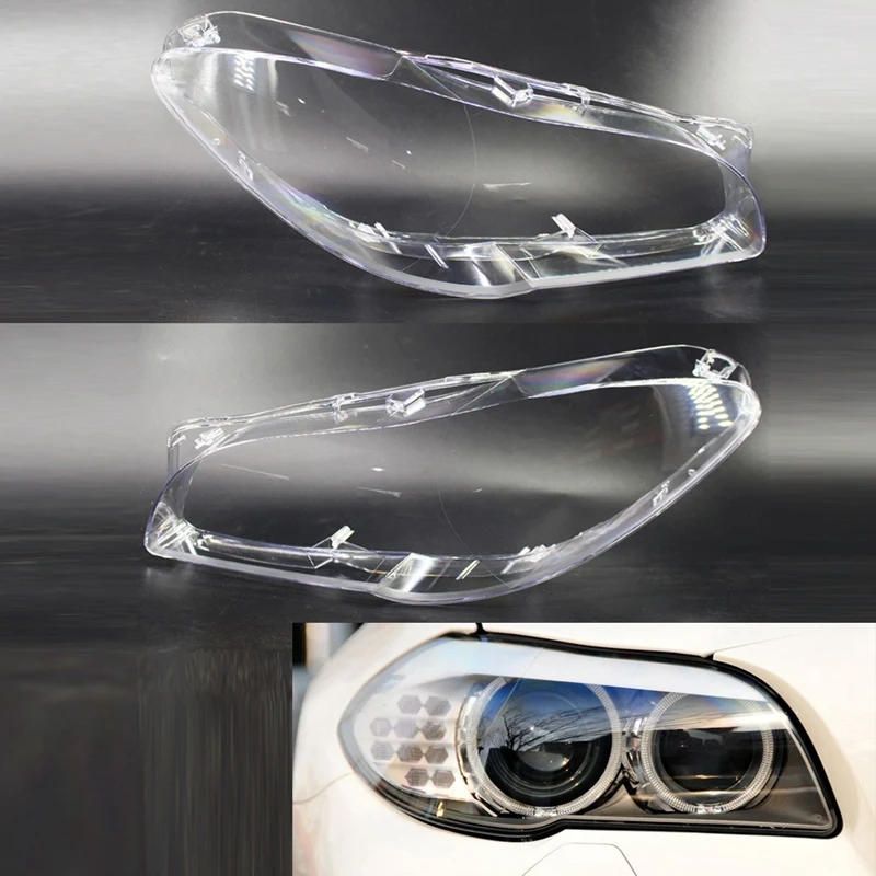 

Car Headlight Lens Glass Lampcover Cover Lampshade Shell Side for BMW F10 LCI F18 528I 530I 535I 2010-2014