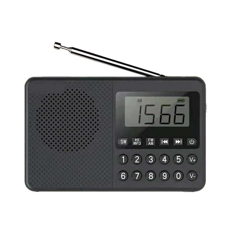 AMS портативный FM/AM/SW радио медиа динамик MP3 музыкальный плеер Поддержка tf карты с