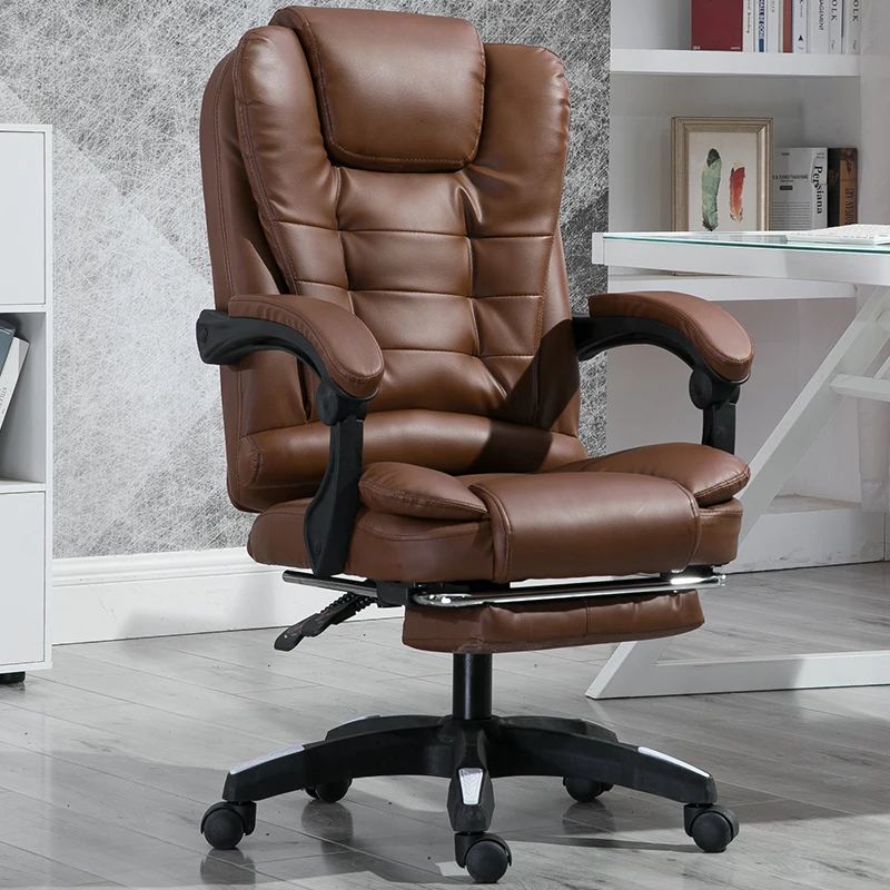 Компьютерное игровое кресло вращающееся для отдыха и массажа подставка ног
