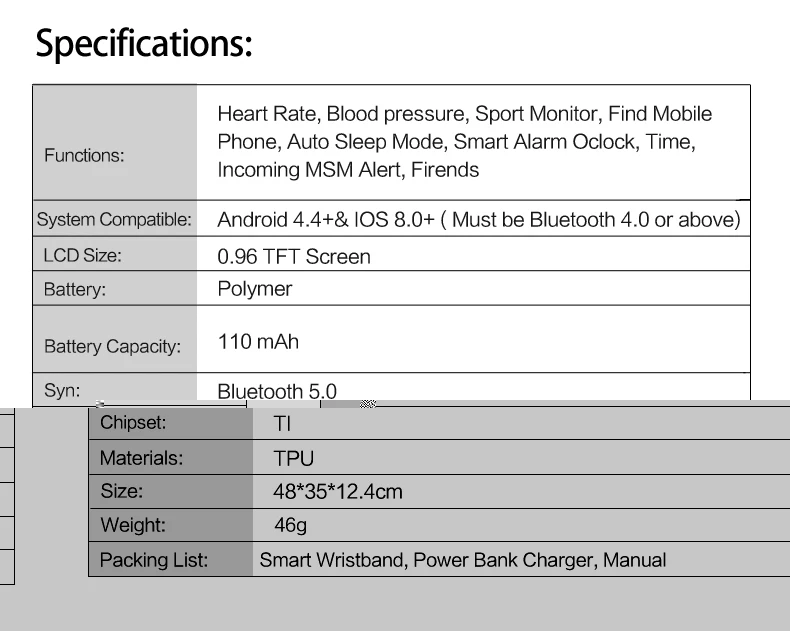 Умные часы для женщин и мужчин с Bluetooth наушниками Hate Rate Монитор артериального