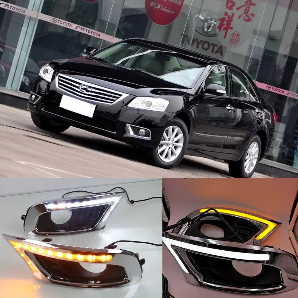 CSCSNL 2 шт. DRL для Toyota Camry 2009 2010 2011 дневные ходовые огни противотуманные фары дневной