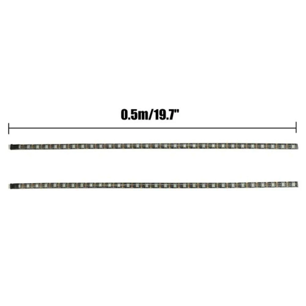 

2Pcs Scooter Lights Colorful LED Strip Lights Chassis Decorative Lamp for Xiaomi Mijia M365/M365 Pro Electric Scooter