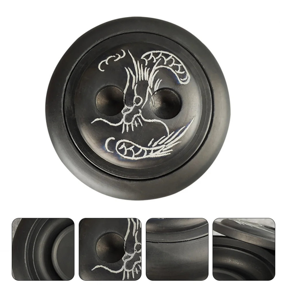 1 шт. студенческого чернила шлифовальный камень 4 дюйма Дракон шаблон дизайна