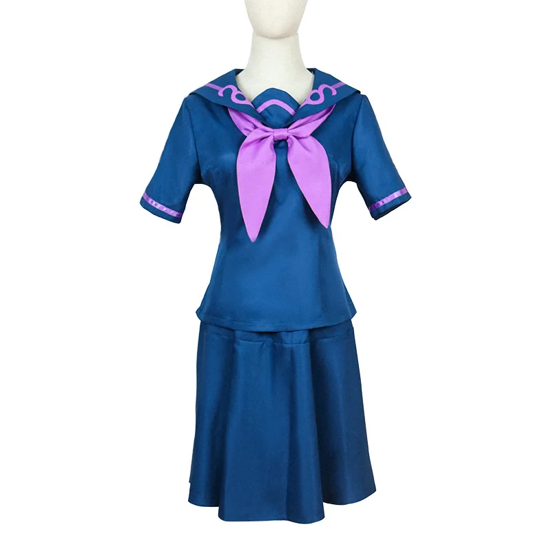 

JoJo's Bizarre Adventure Cosplay Costume Yamagishi Yukako Uniforms Women Dresses Sailor Suits JOJO Outfits Full Set Custom Made