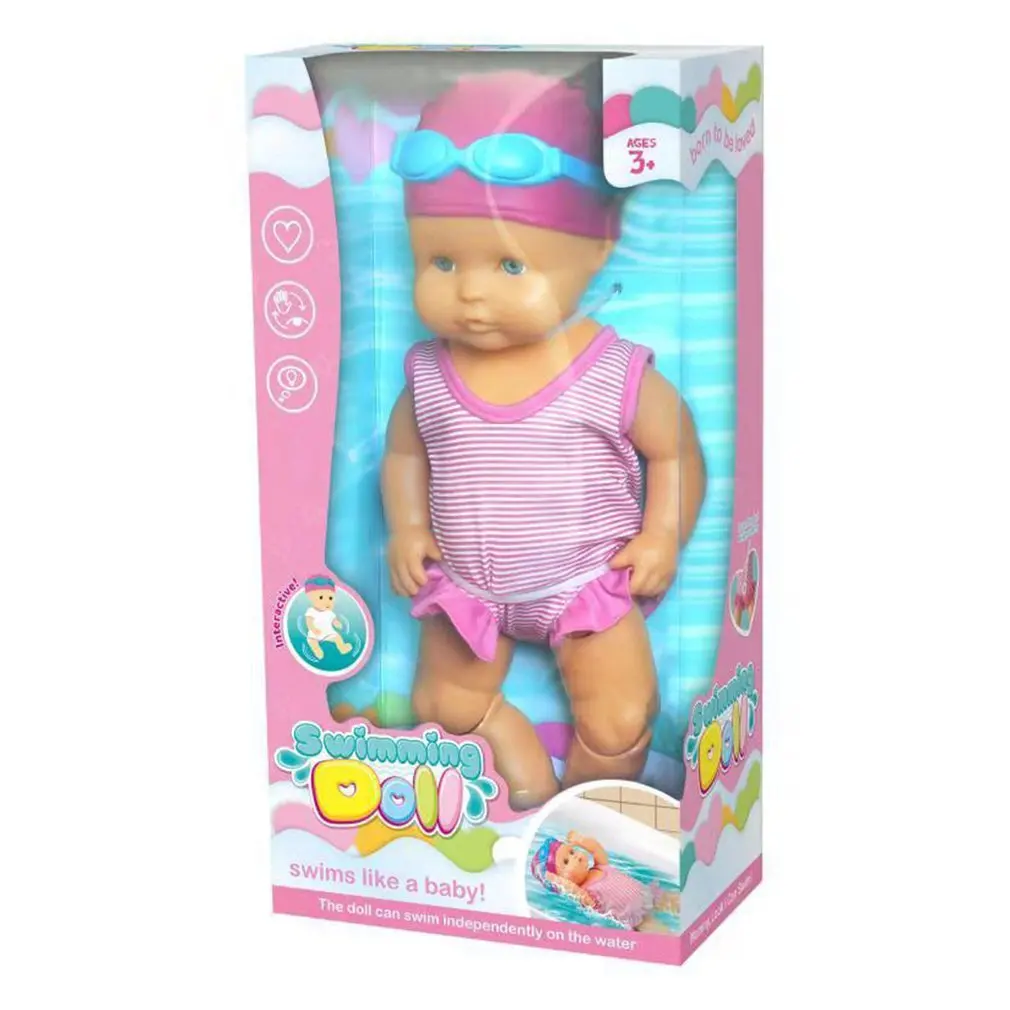 Кукла для девочек раннего развития умная электрическая кукла бассейна Детская