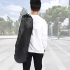 Регулируемая сумка для скейтборда, черная рюкзак для Лонгборда ткань Оксфорд, сумка для скейтборда, спортивный чехол на одно плечо, 86x см