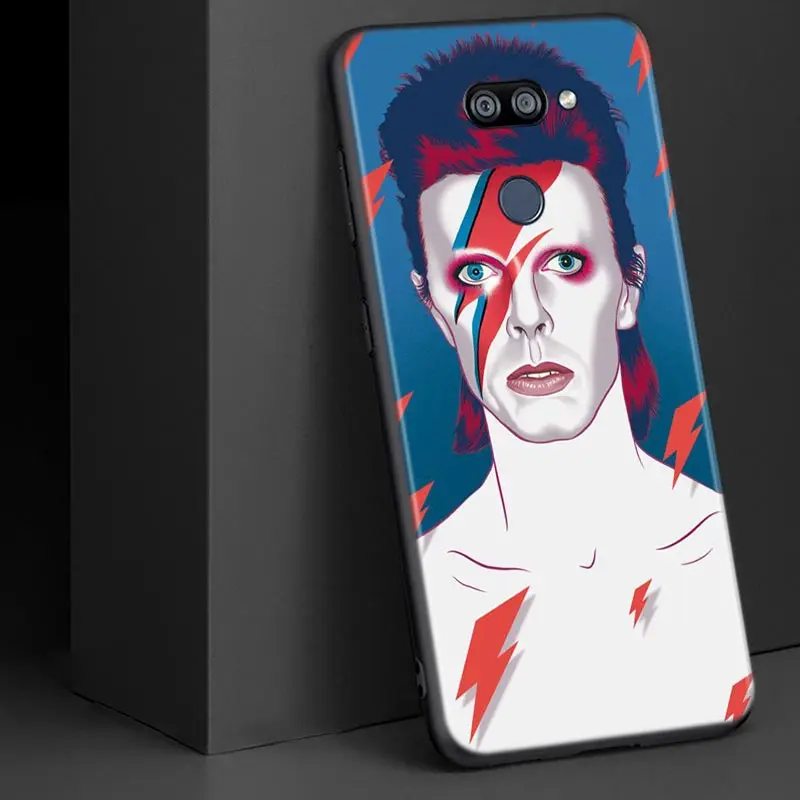 

David Bowie Fashion For LG K22 K71 K61 K51S K41S K30 K20 2019 Q60 V60 V50 V40 V35 V30 G8 G8S G8X ThinQ Phone Case