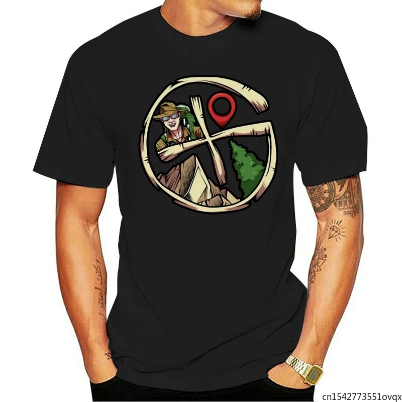 

Cool Geocaching Geocacher Gps Outdoor T Shirt Tee Shirt Unique Cute Round Neck Spring Basic Character Shirt Unisex Tee