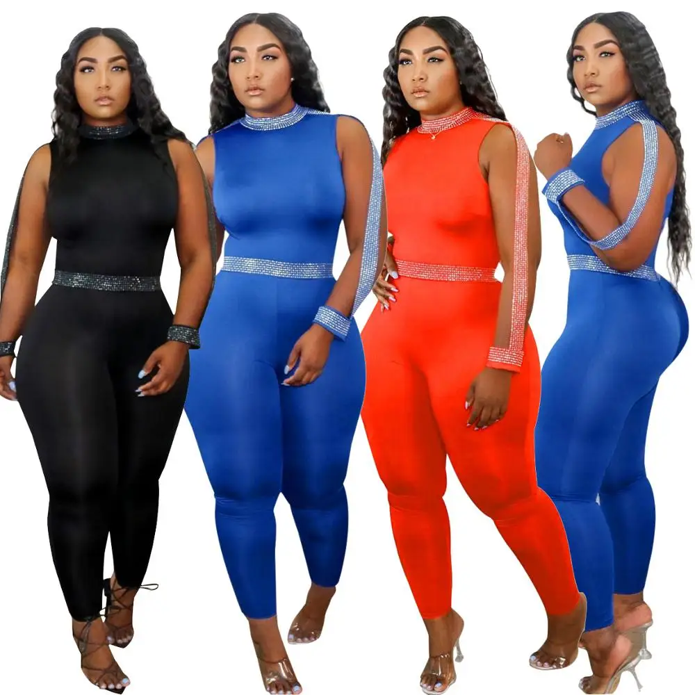 Женский комбинезон без рукавов Adogirl серебристый в полоску с вырезами Облегающий