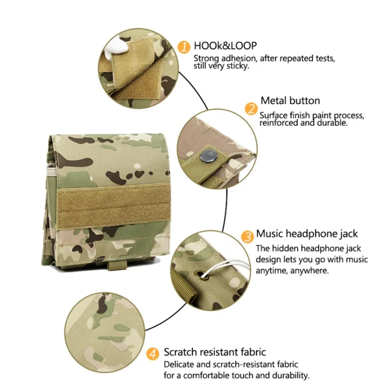 Многофункциональная сумка для хранения магазинов 600D Molle тактическая