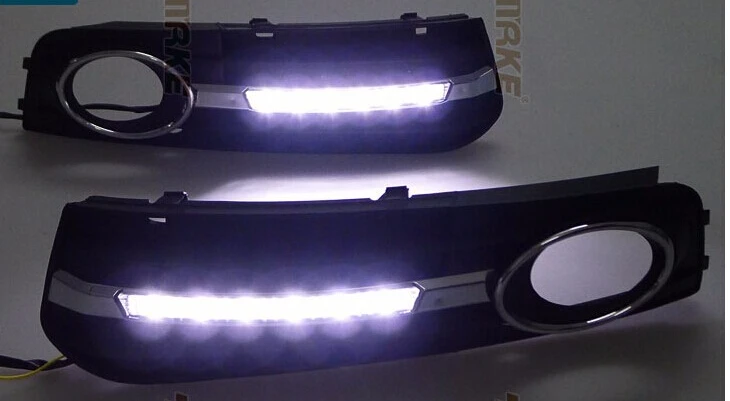 Супер яркий OEM хром стиль 12В СИД автомобильное DRL дневные ходовые огни с
