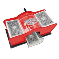 poker shuffle machine blackjack 2 layer be quiet easy to use hand operated playing card shuffler