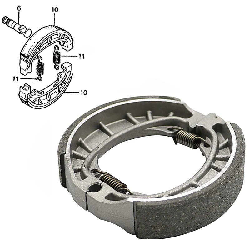 Тормозные колодки с прорезями для воды передние или задние Honda Z50 Z 50 QA50 QA C CL CT 70 CT70