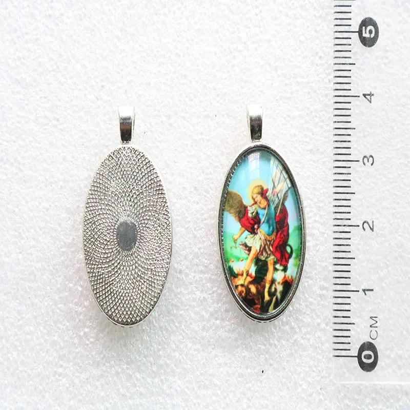 Новые религиозные Майкл Ангел Кулон Марии медаль браслеты с подвесками четки