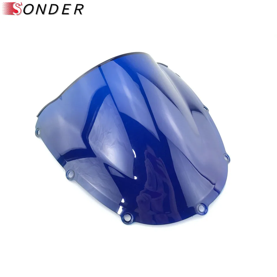 Ветровое стекло для Honda CBR 900 RR 954 2002 2003 черное ветровое с двойным пузырьком CBR954 CBR900