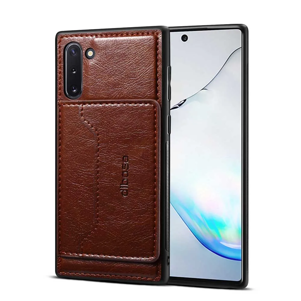 Для samsung Note 10 чехол Lether держатель для карт Стенд Автомобильный Магнитный чехол для телефона для samsung Galaxy Note 10 plus чехол Note10+ pro Чехол