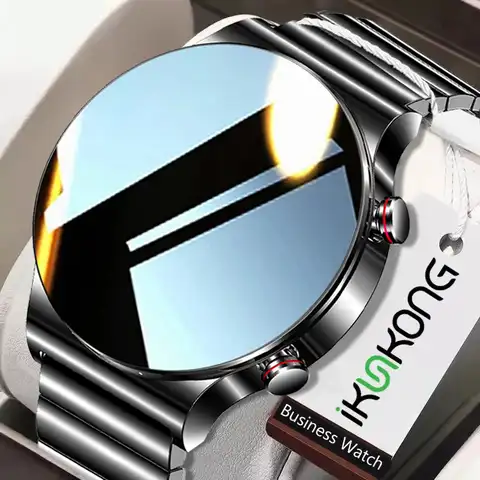 Мужские Водонепроницаемые Смарт-часы с дисплеем 454*454 HD 1,39 дюйма и Bluetooth-подключением