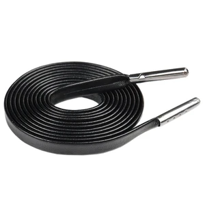 Weiouнатуральная овчина на плоской подошве; Кожаные шнурки; Мягкие Роскошные шнурки из козьей кожи; Nappa с серебристыми шнурками для кроссовок и ботинок