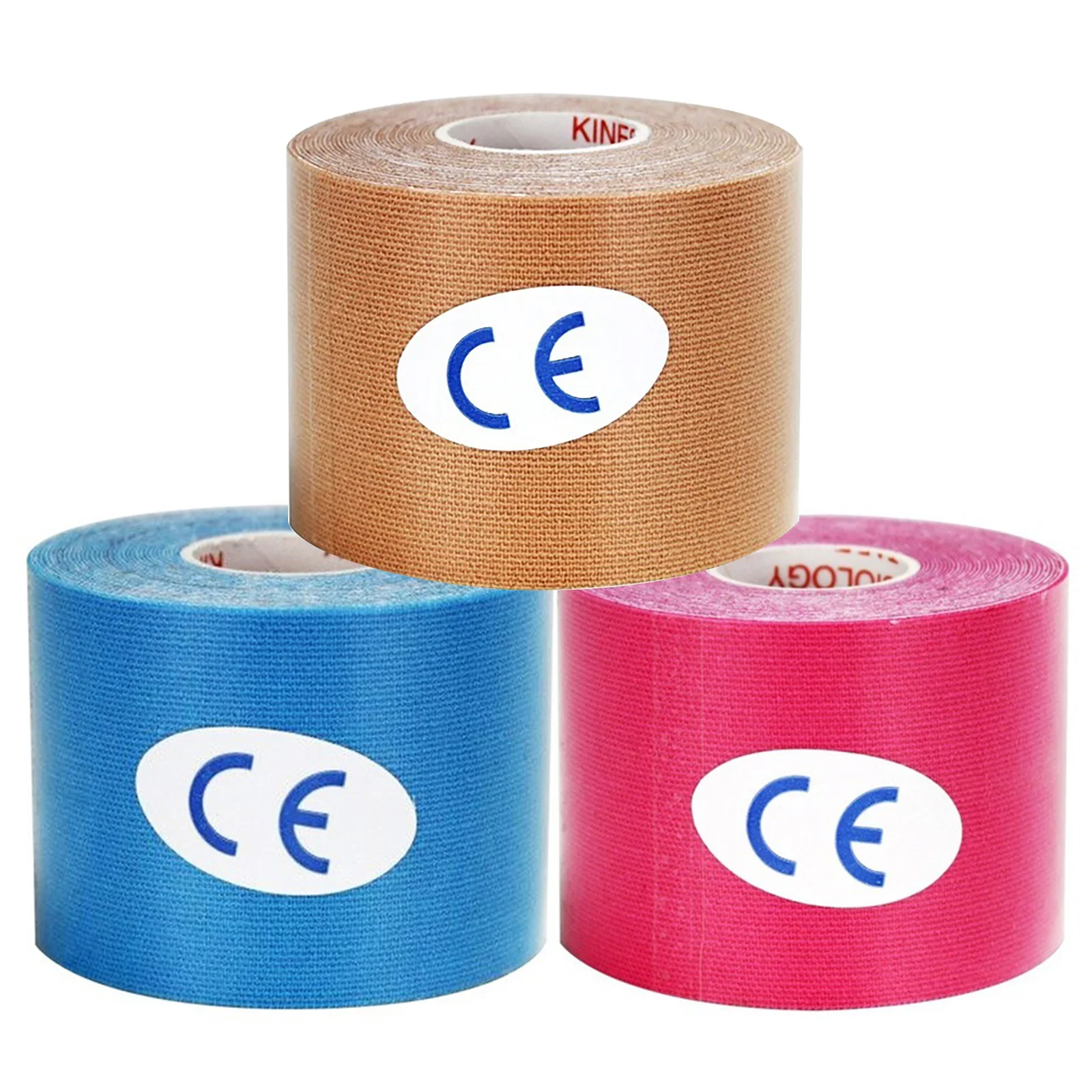 

1 Roll 5mx5cm Slimming Tape Cotton Elastic Adhesive Muscle Bandage Neuromuscular Strain Injury Support