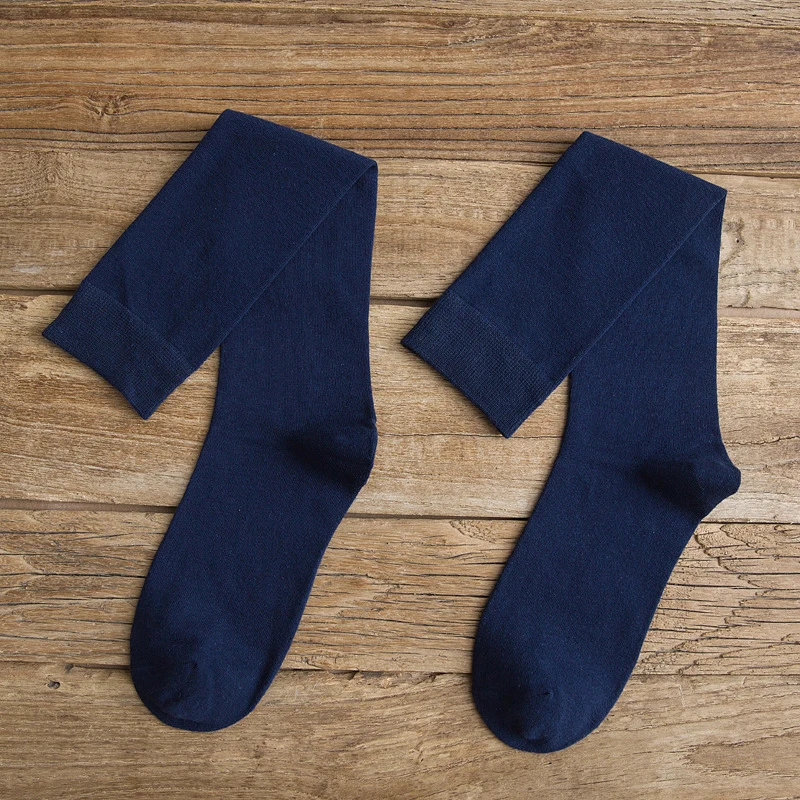 

Harajuku Retro Knee Sock Solid Color Pure cotton Woman Stockings Street Sports Japanese Calf Socks Soft Breathable Lovely Socks