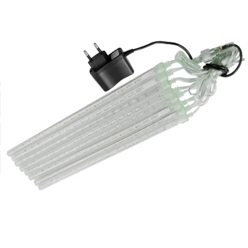 Водонепроницаемый 20 см 30 50 светодиодный Метеоритный дождь свет 8 шт. трубки AC110V 220V