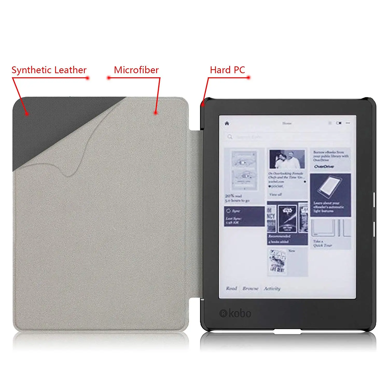 Полностью новый ультратонкий чехол для Kobo Aura H2O Edition 2 6 8 дюймов 2017 электронная