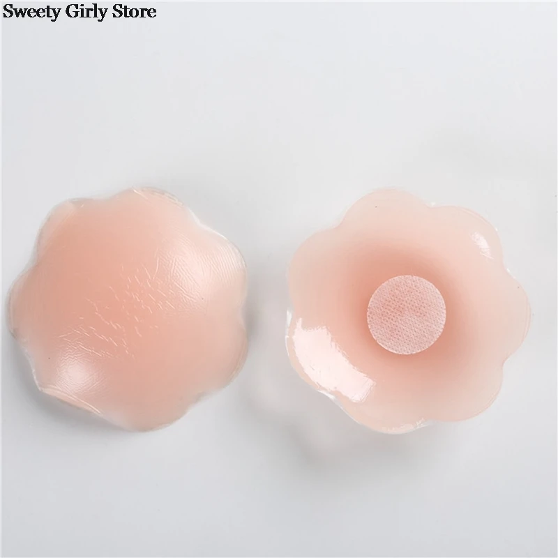 2 пары клейких силиконовых бюстгальтеров накладки на соски наклейки грудь
