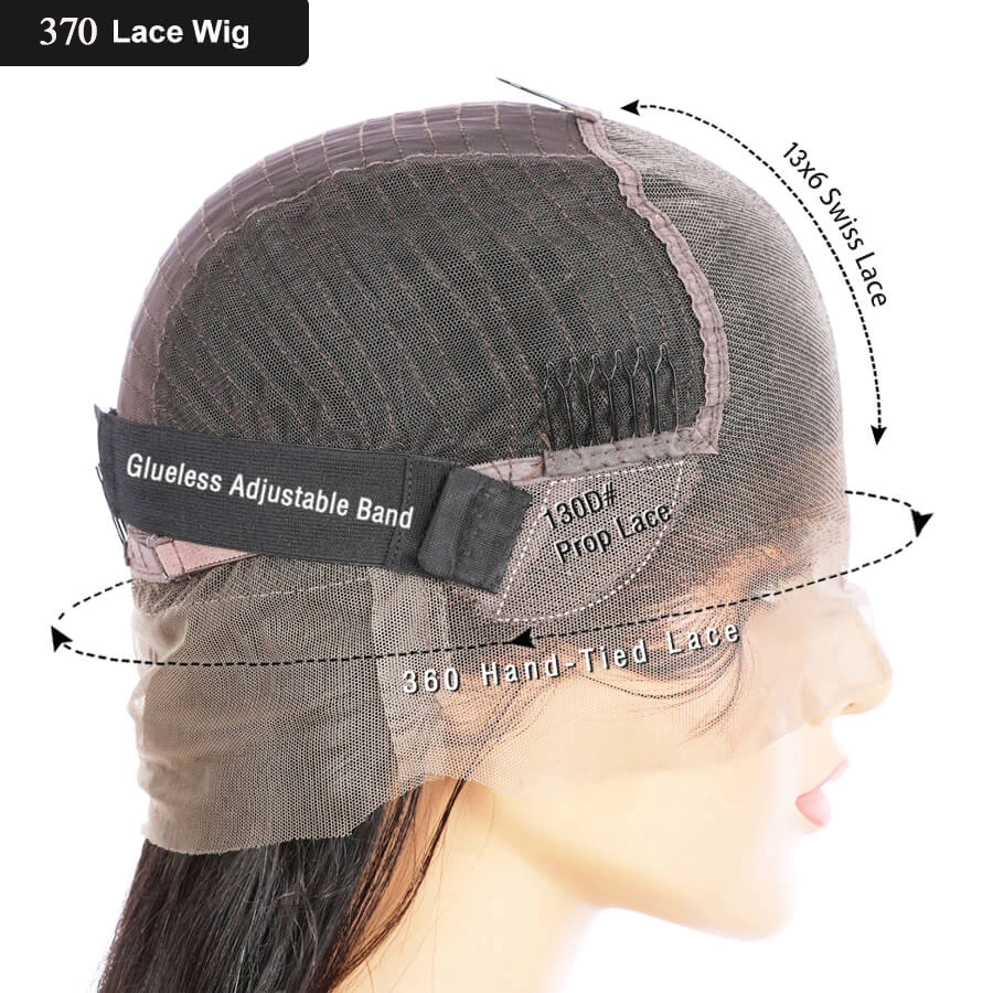 Elva 370 фронтальные человеческие волосы парики с волосами младенца бразильские