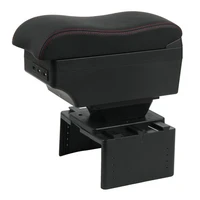 for general armrest box center console central store content storage box with cup phone holder usb interface universal arm rest