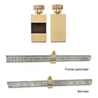 Стальная линейка 0-30 см, латунный позиционный блок, угловой разметчик для деревообработки