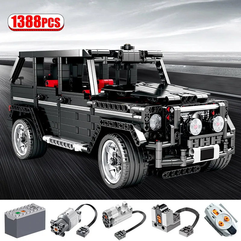 1388 шт. Детский конструктор внедорожник|Блочные конструкторы| |