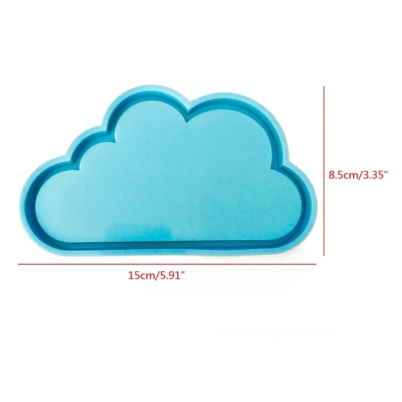 

Cloud Resin Coaster Molds Cloud Silicone Mold DIY Handmade Epoxy Resin Decoration Tray Mold Cloud Shape Resin Mold Tools