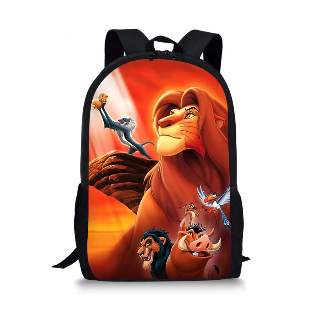 HaoYun модный детский рюкзак с принтом короля льва, школьные сумки для девочек, женские многофункциональные дорожные рюкзаки