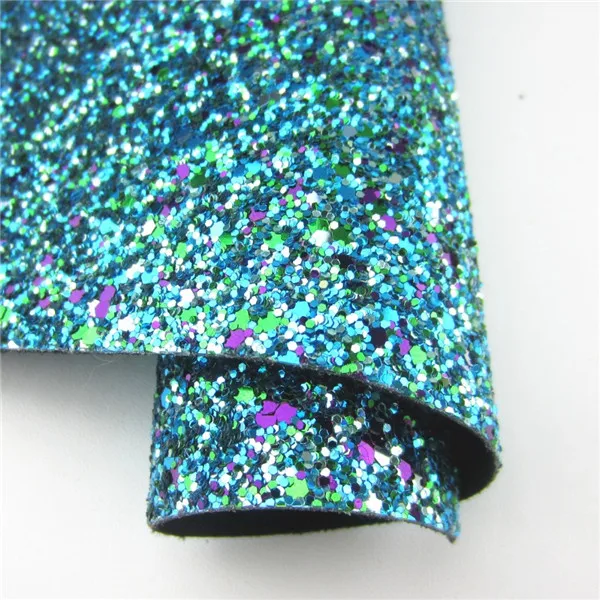 K0012-4 " x 11"(21 см X 29 см) синий блестящий тканевый лист искусственная кожа блестящий кожзам искусственный Блестящий лист для рукоделия F0012 - Цвет: K0012-4