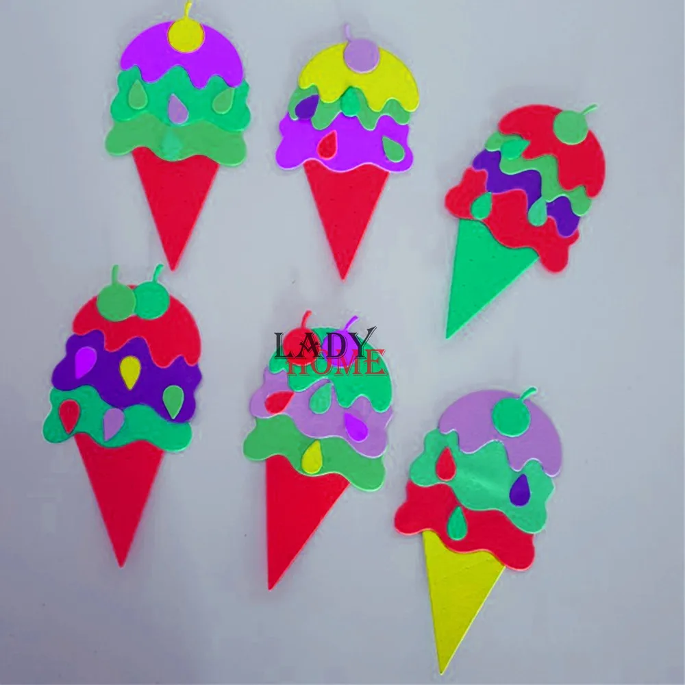 Детские Любовь мороженое ремесло металла резки штампы формы перфоратор трафарет