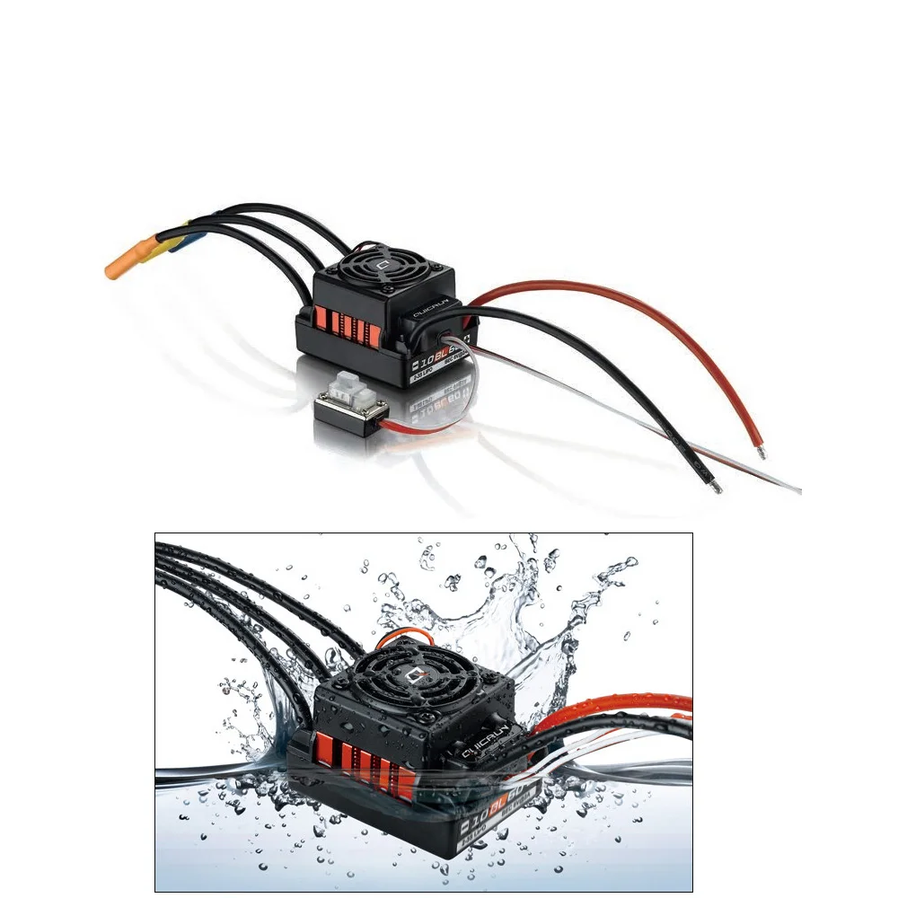 Hobbywing QuicRun-WP-10BL60 бессенсорные бесщеточные контроллеры скорости 60A ESC с BEC и