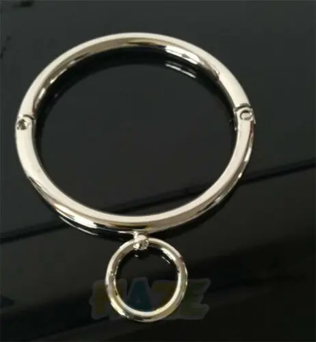 

Stainless Steel Necklace Collar Cuffs Slave Restraints Choker Lockable Neck New