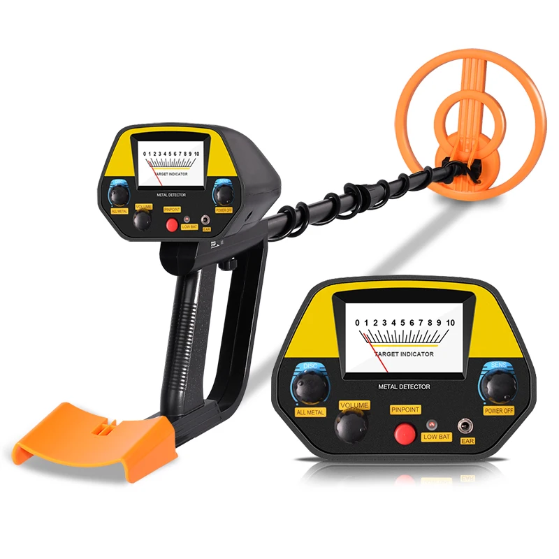 Detector de Metais Subterrâneo de Ouro Portátil Alta Sensibilidade Garimpeiro Caçador de Tesouro Localizador Arma Detectores de metal industrial