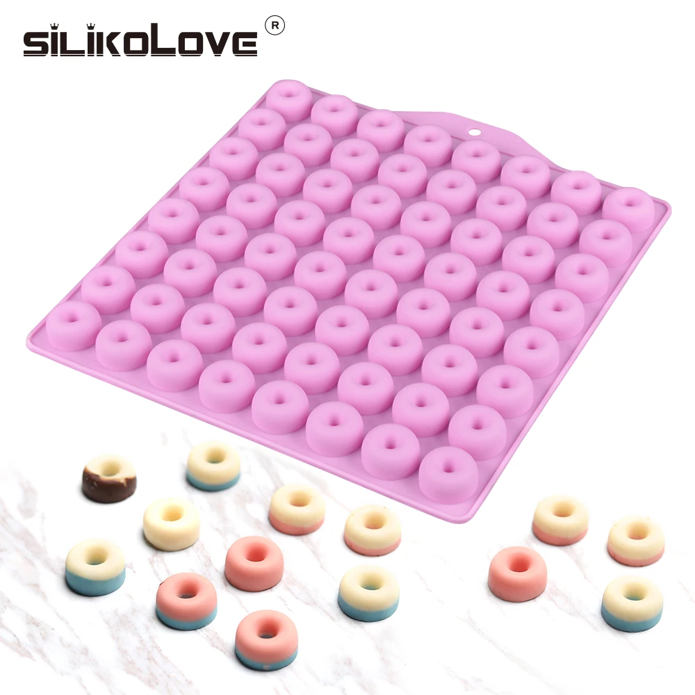 Силиконовая форма SILIKOLOVE для самостоятельного изготовления шоколадных изделий 64