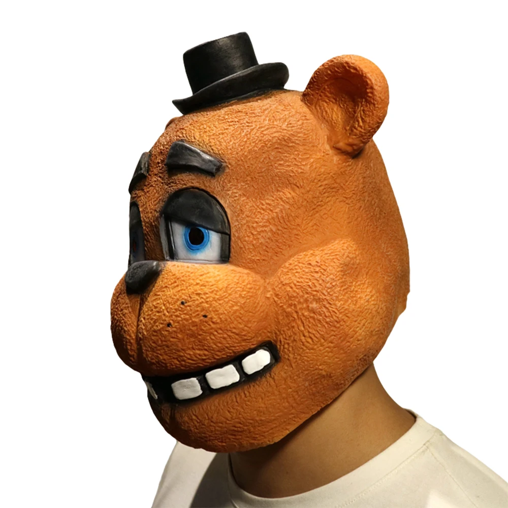 Пять ночей у Фредди костюм маска FNAF Foxy Chica Фредди Fazbear медведь латекс лицо маски вечеринка Хэллоуин косплей принадлежности