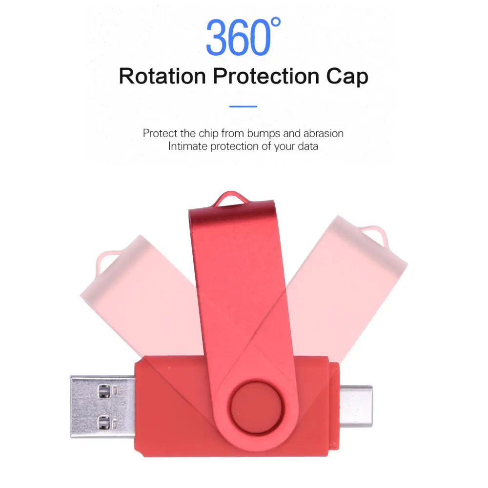 Флэш накопитель USB Type C с бесплатным логотипом 30 шт./лот 64 ГБ 32 16 2 0 флэш для ПК