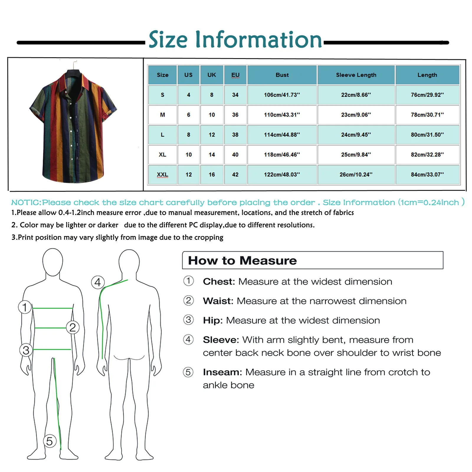 

Hawaii Men Shirt Blouse Streetwear Stripes Loose Short Sleeve Casual Button Up Cotton Beach Shirt Men camisas para hombre