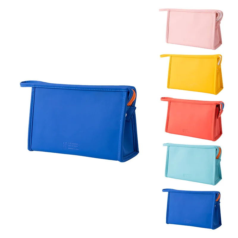 

Travel Makeup Bag for Women Portable Makeup Bag Organizer Waterproof and Durable Makeup Bag for Purse PU Leather for Women Girls
