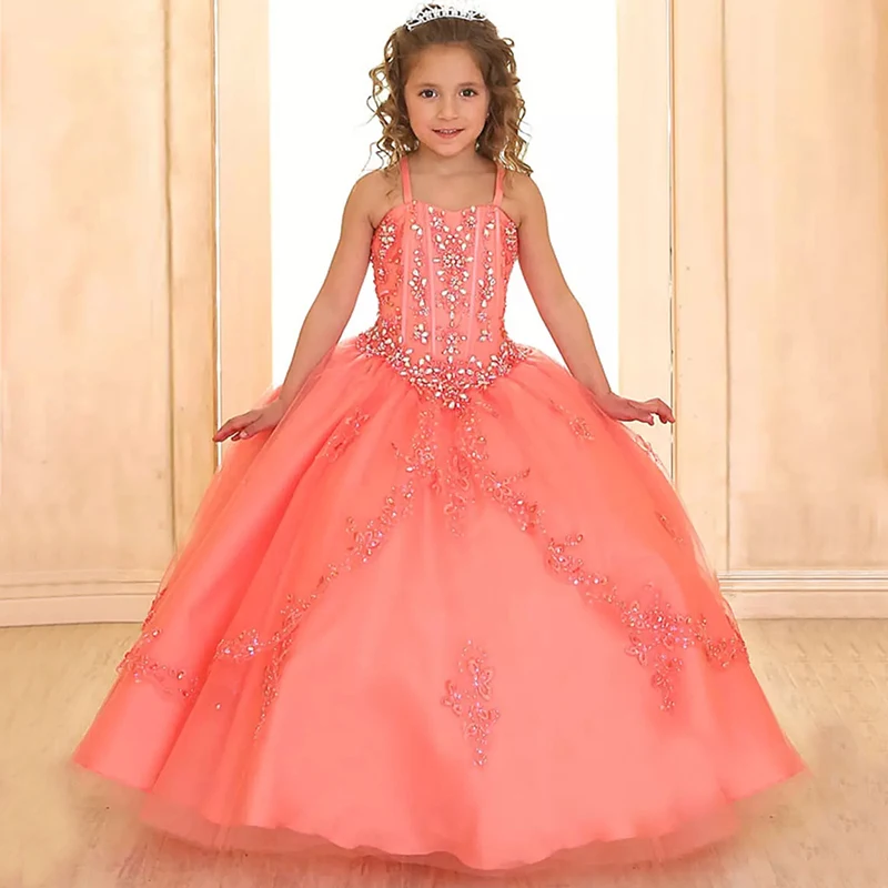 

for Weddings Evening Flower girl First Communion Pageant Dresses for Wedding Girls Lace Flower Girl Dresses