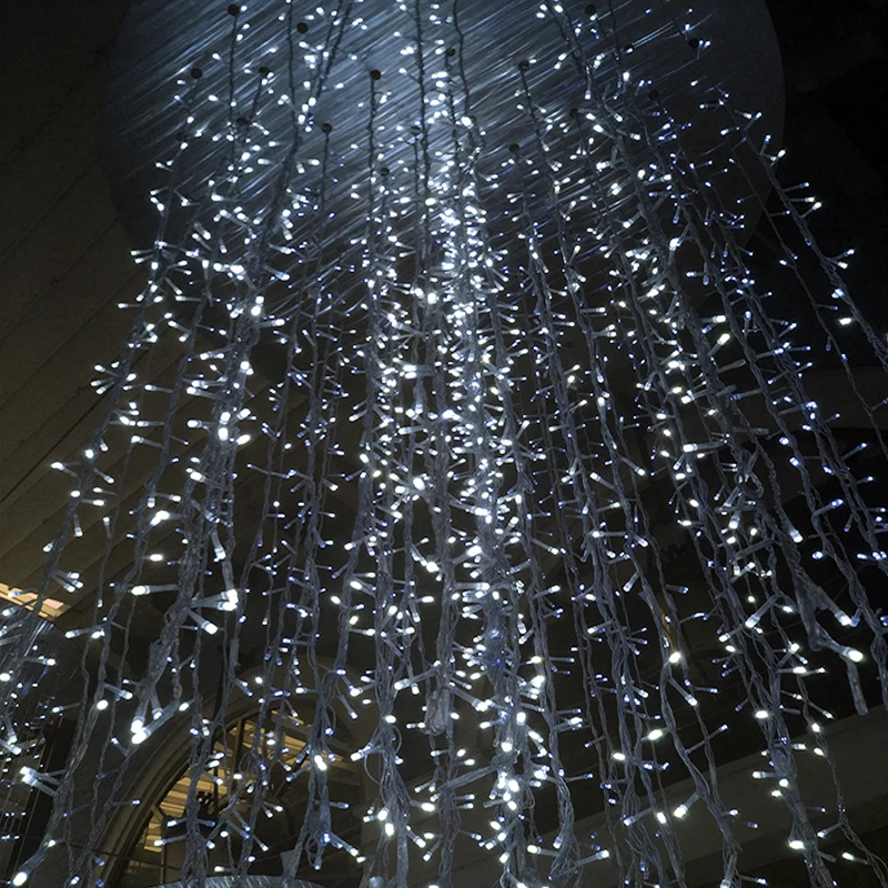 

SZYOUMY 3x3M Led Curtain String Lights 300 Leds Fairy Lights Christmas Lamps Icicle Lights Xmas Wedding Party Decoration