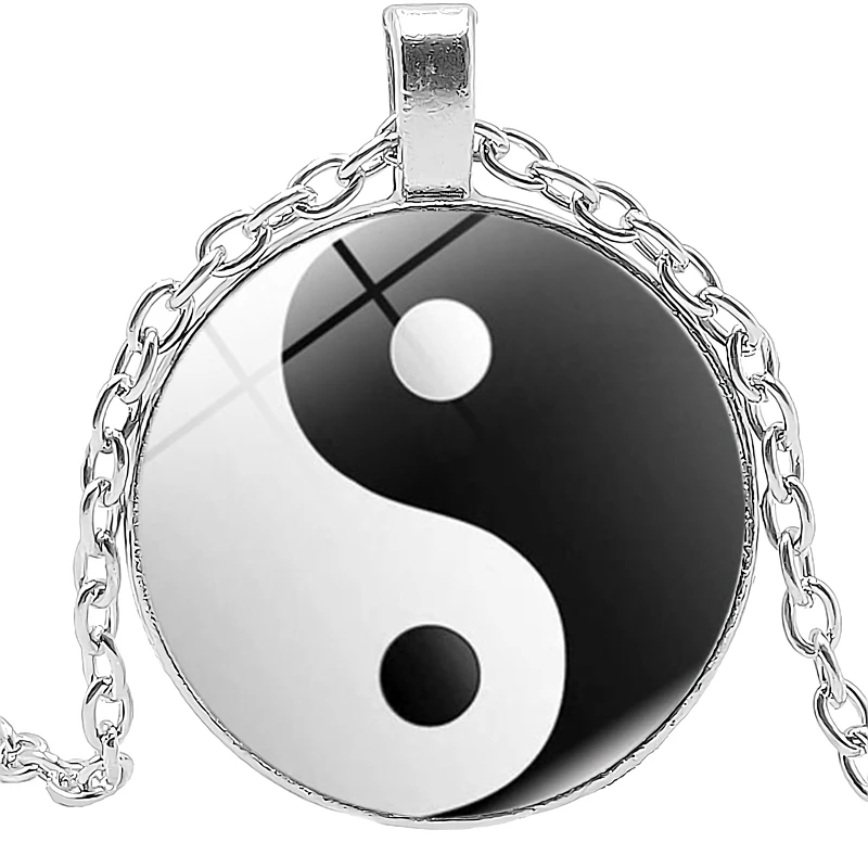 Новинка 2019 ретро сплав Экипировка в стиле стимпанк Инь и Ян тайчи стеклянная