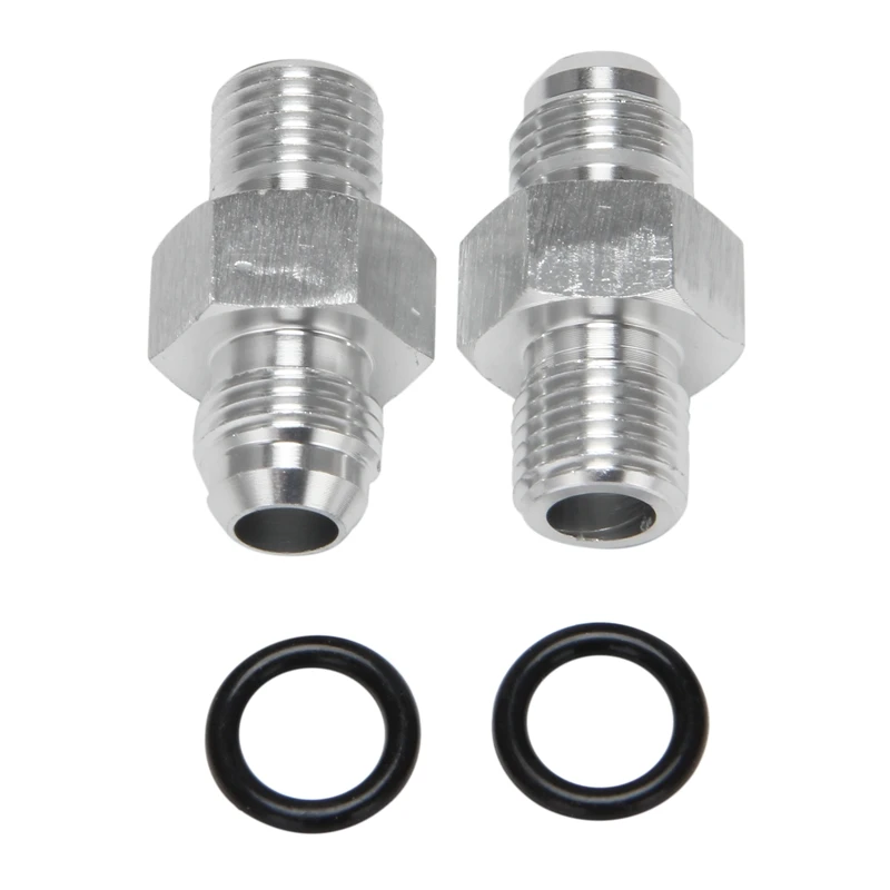 

Transmission Adapter Fittings Front and Rear 6AN Flare to 1/4inch NPSM TH350 TH400 4L60E 700R4 200-4R TR6060 AOD 551114