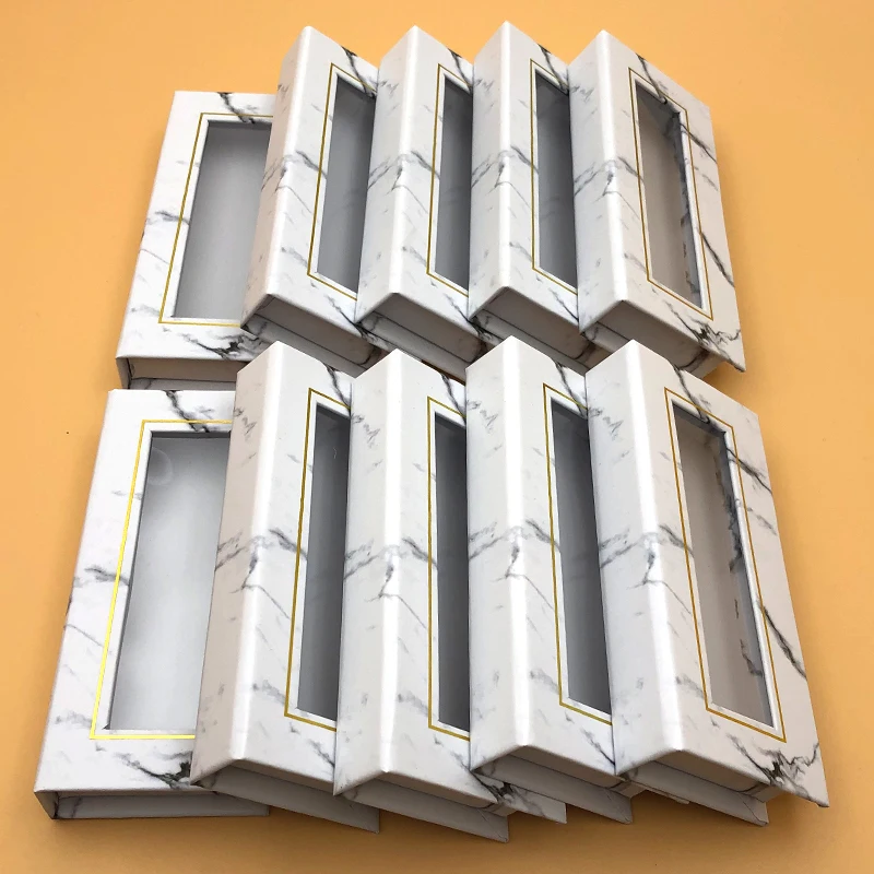 Оптовая продажа квадратная коробка для упаковки накладных ресниц