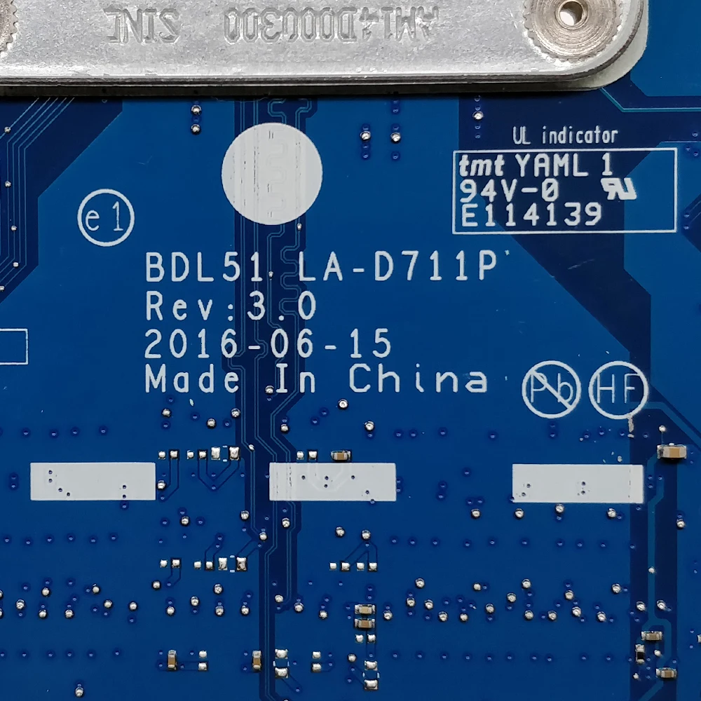 854962-601 854962-001 BDL51 LA-D711P UMA w A8-7410 cpu для hp 15-B серии 15Z-BA000 ноутбук материнская плата протестирована